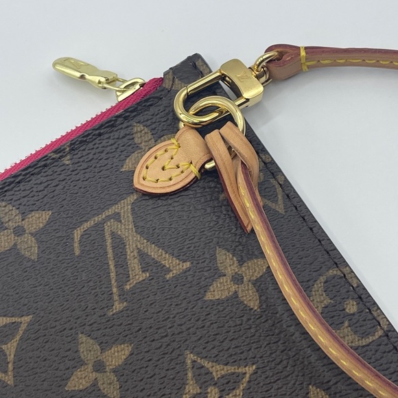 Louis Vuitton Saint Barth Neverfull Pivone Pochette Clutch Wristlet Pouch Rare - Picture 8 of 15